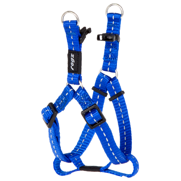 Afbeelding Rogz for dogs nitelife step-in h blauw 11 mmx27-38 cm door Petsplace.nl