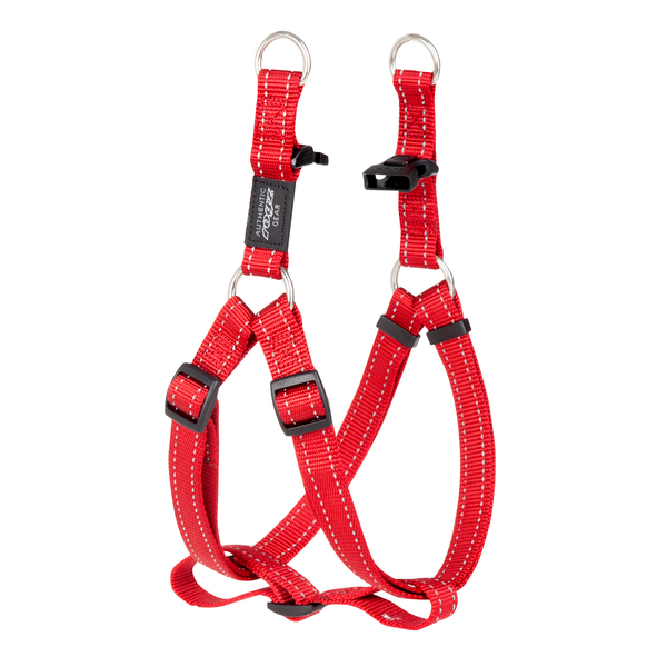 Rogz for dogs fanbelt step-in rood 20 mmx53-76 cm