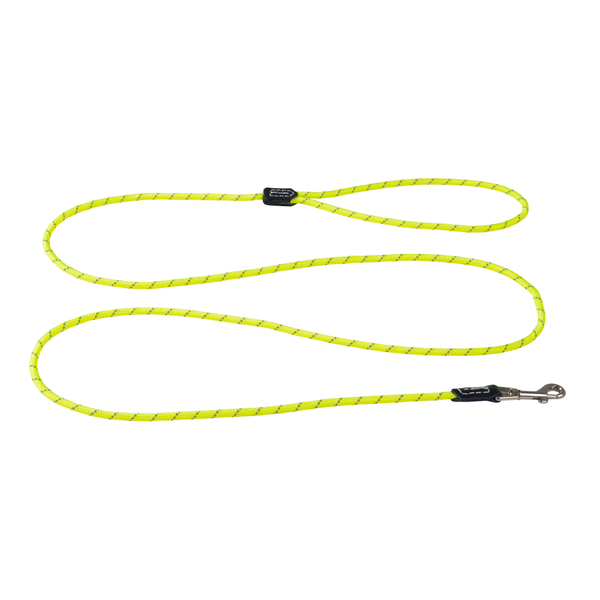 Rogz Rope Line Fixed Lead - Geel - 180 cm / 6 mm