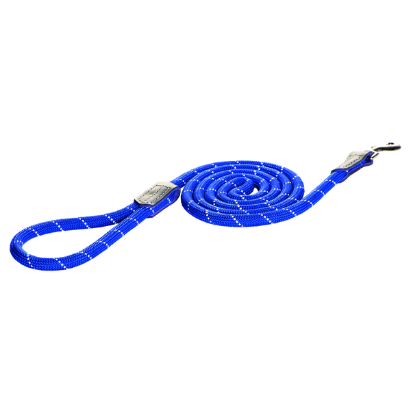 Afbeelding Rogz Rope Line Fixed Lead - Blauw - 180 cm / 9 mm door Petsplace.nl