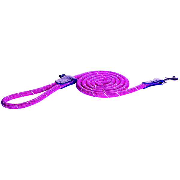 Rogz Rope Line Fixed Lead - Roze - 180 cm / 9 mm