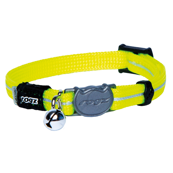 Rogz Alleycat Halsband Dayglo - Kattenhalsband - 4.1x21.1 cm