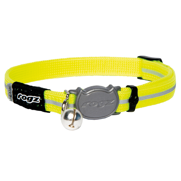 Rogz Alleycat Halsband Dayglo - Kattenhalsband - 4.1x23.6 cm