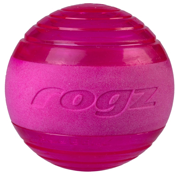 Afbeelding Rogz Squeekz 6.4 cm - Hondenspeelgoed - Roze door Petsplace.nl