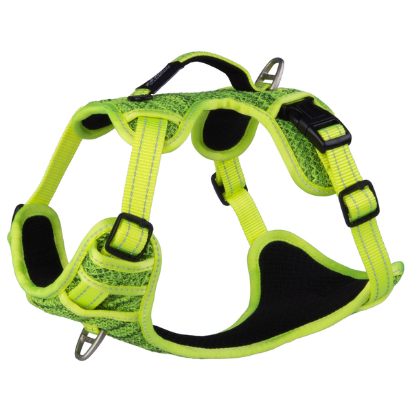 Afbeelding Rogz Explore Tuig Gevoerd Geel - Hondenharnas - 43-59 cm door Petsplace.nl