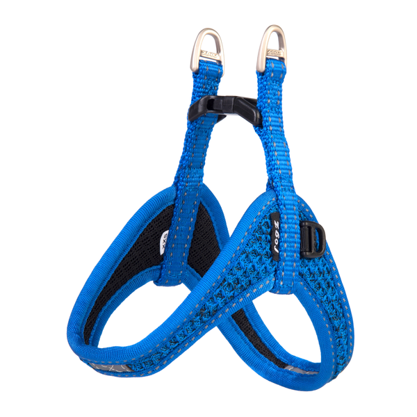 Afbeelding Rogz Fast Fit Tuig Blauw - Hondenharnas - 32 cm door Petsplace.nl