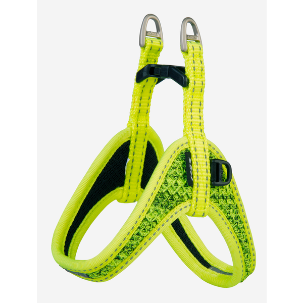 Afbeelding Rogz Fast Fit Tuig Geel - Hondenharnas - 32 cm door Petsplace.nl