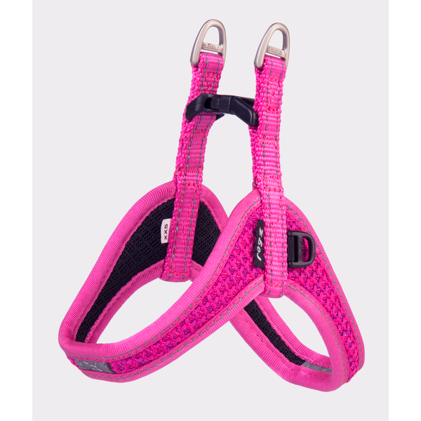 Afbeelding Rogz Utility Fast Fit Tuig Roze - Hondenharnas - 32 cm Reflecterend door Petsplace.nl