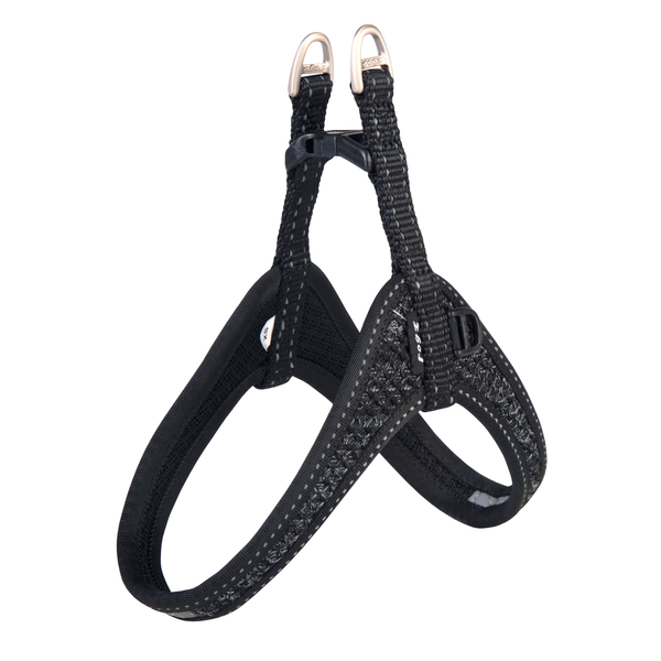 Afbeelding Rogz Fast Fit Tuig Zwart - Hondenharnas - 36 cm door Petsplace.nl