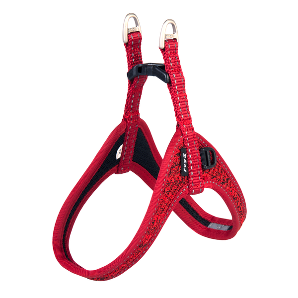 Rogz Fast Fit Tuig Rood - Hondenharnas - 36 cm