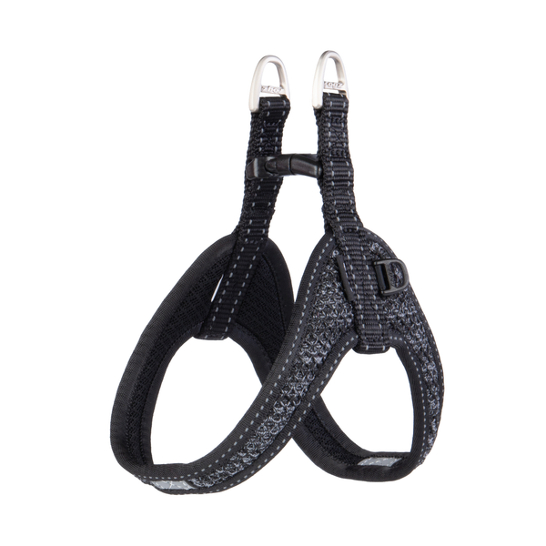 Afbeelding Rogz Fast Fit Tuig Zwart - Hondenharnas - 41 cm door Petsplace.nl