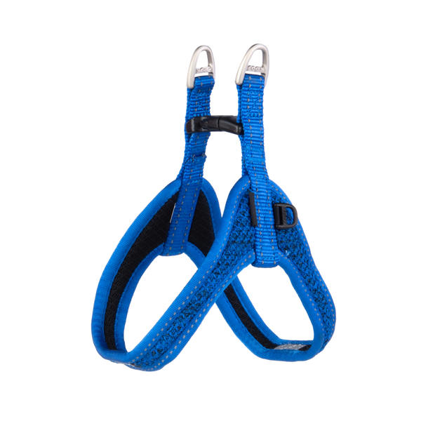 Afbeelding Rogz Fast Fit Tuig Blauw - Hondenharnas - 41 cm door Petsplace.nl