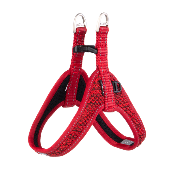 Rogz Fast Fit Tuig Rood - Hondenharnas - 41 cm