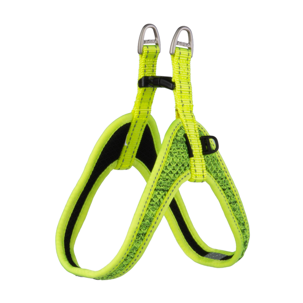 Afbeelding Rogz Fast Fit Tuig Geel - Hondenharnas - 47 cm door Petsplace.nl