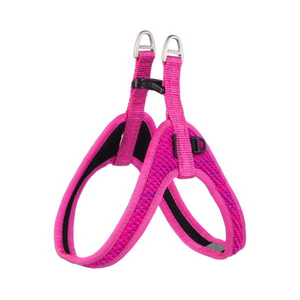 Afbeelding Rogz Utility Fast Fit Tuig Roze - Hondenharnas - 47 cm Reflecterend door Petsplace.nl