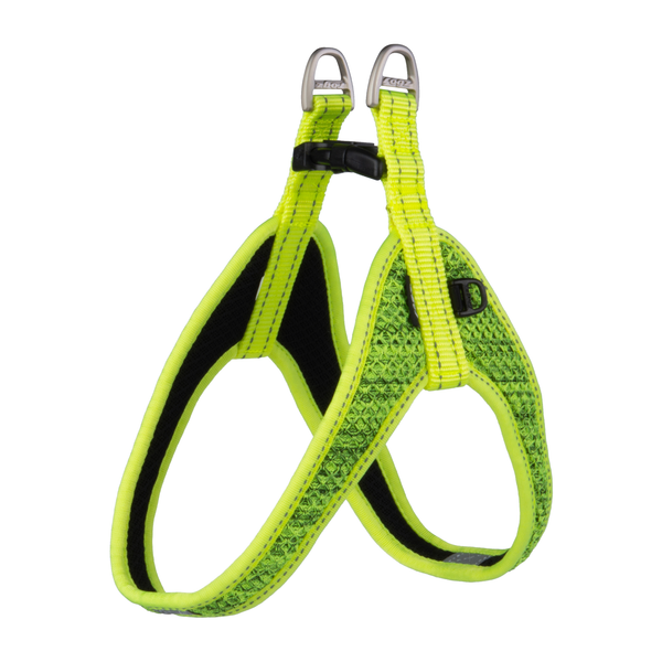 Afbeelding Rogz Fast Fit Tuig Geel - Hondenharnas - 52 cm door Petsplace.nl