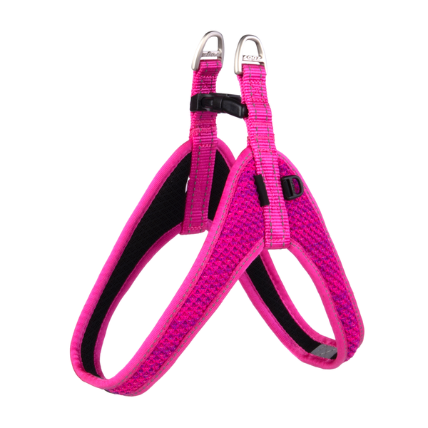 Rogz Utility Fast Fit Tuig Roze - Hondenharnas - 52 cm Reflecterend