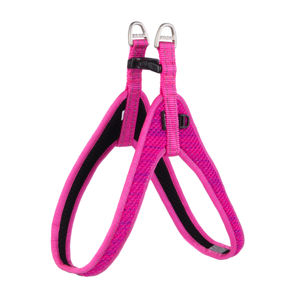 Afbeelding Rogz Utility Fast Fit Tuig Roze - Hondenharnas - 58 cm Reflecterend door Petsplace.nl
