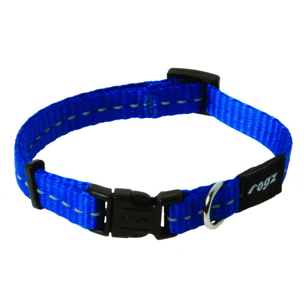 Afbeelding Rogz Utility Halsband Blauw - Hondenhalsband - 16-22x1.1 cm door Petsplace.nl