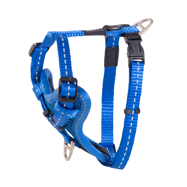 Afbeelding Rogz Utility Control Tuig Blauw - Hondenharnas - 23-37x1.1 cm door Petsplace.nl