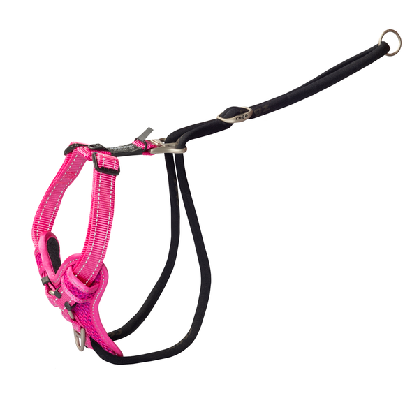 Rogz Utility Stop Pull Tuig Roze - Hondenharnas - 45-75x2.0 cm