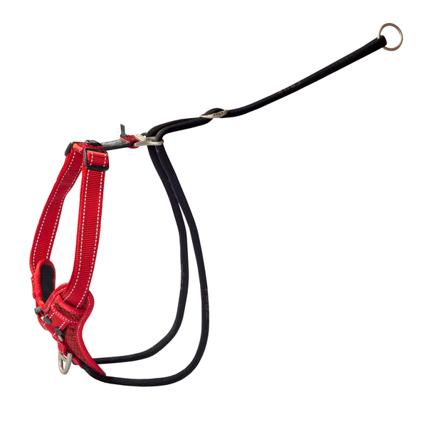 Rogz Utility Stop Pull Tuig Rood - Hondenharnas - Xl