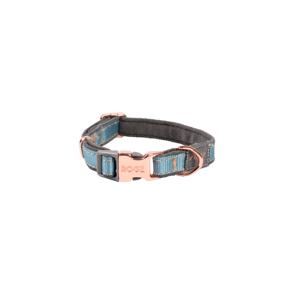 Afbeelding Rogz Urban Halsband Turquoise&Grijs&Rosé - Hondenhalsband - Xs door Petsplace.nl