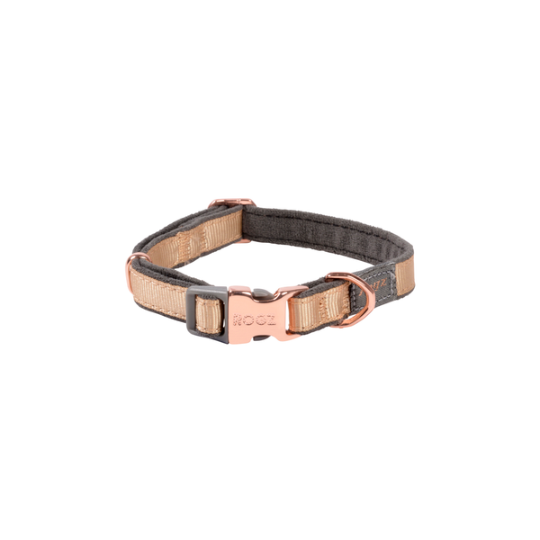 Afbeelding Rogz Urban Halsband Goud&Grijs&Rosé - Hondenhalsband - S door Petsplace.nl