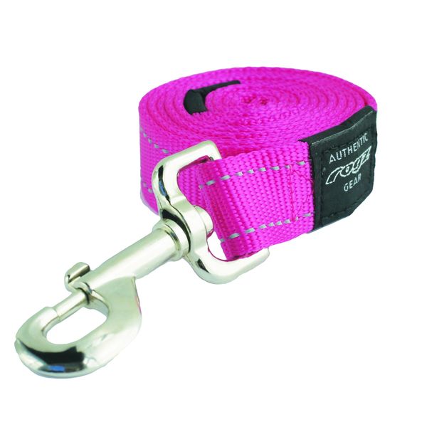 Afbeelding Rogz for dogs lumberjack long lijn voor hond roze 25 mmx1,8 mtr door Petsplace.nl