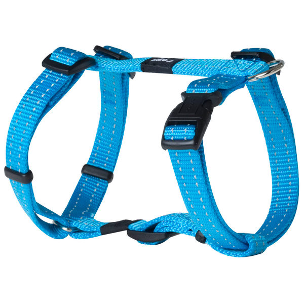 Rogz for dogs snake tuig voor hond turquoise 16 mmx32-52 cm