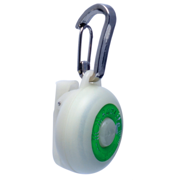 Afbeelding Rogz Roglite Lampje Glow - Hondenveiligheidslampje - 31 mm Wit door Petsplace.nl