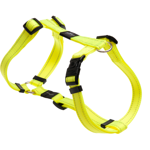 Rogz for dogs snake tuig voor hond geel 16 mmx32-52 cm