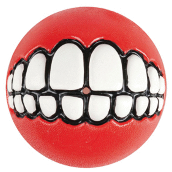 Rogz Grinz Ball - Small - Rood