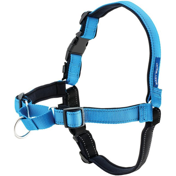Petsafe Easy Walk Deluxe Harness Blauw&Zwart - Hondenopvoeding - Small