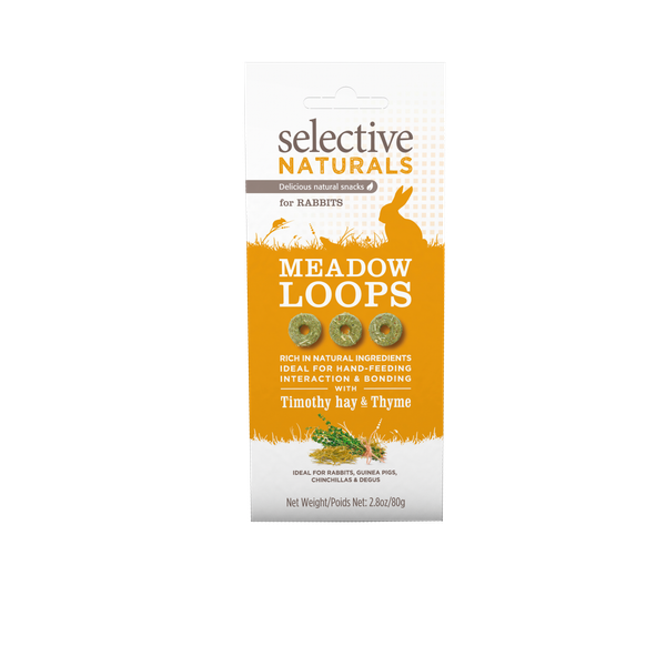 Afbeelding Supreme Selective Meadow Loops - Knaagdiersnack - 80 g door Petsplace.nl