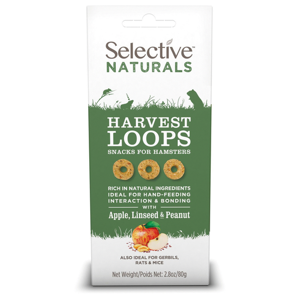 Supreme Selective Naturals Harvest Loops Knaagdiersnack 80 g