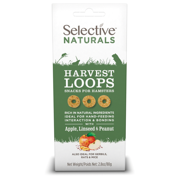 Afbeelding Supreme Selective Naturals Harvest Loops - Knaagdiersnack - 80 g door Petsplace.nl