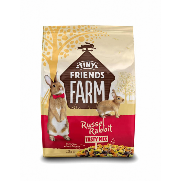 Afbeelding Supreme Tiny Friends Farm Russel Rabbit Tasty Mix - Konijnenvoer - 2.5 kg door Petsplace.nl