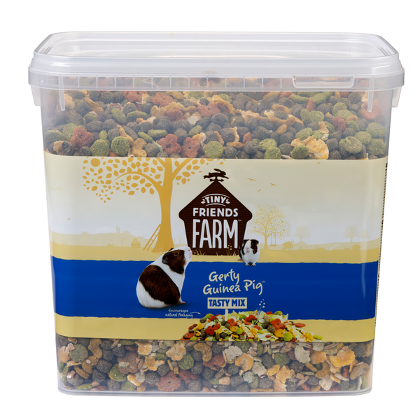 Afbeelding Supreme Tiny Friends Farm Gerty Guinea Pig Tasty Mix - Emmer - Caviavoer - 4.5 kg door Petsplace.nl
