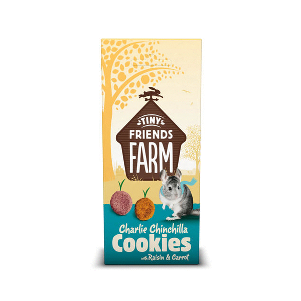 Afbeelding Supreme Charlie Raisin&Carrot Cruncher - Knaagdiersnack - Bosbessen Wortel 120 g door Petsplace.nl
