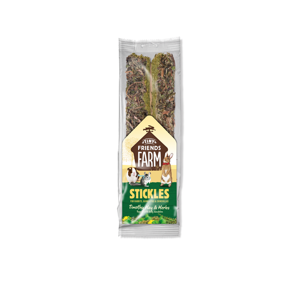 Afbeelding Supreme Tiny Friend Farm Stickle 100 g - Knaagdiersnack - Hooi&Kruiden door Petsplace.nl