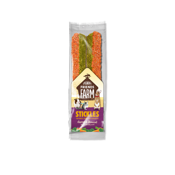 Afbeelding Supreme Tiny Friend Farm Stickle 100 g - Knaagdiersnack - Wortel&Broccoli door Petsplace.nl