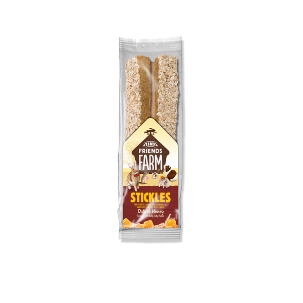 Afbeelding Supreme Tiny Friend Farm Stickle 100 g - Knaagdiersnack - Haver&Honing door Petsplace.nl