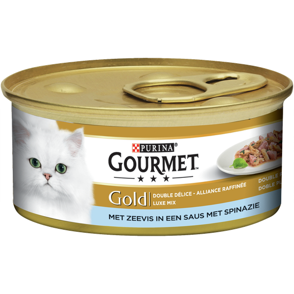 Gourmet Gold luxe mix zeevis+spinazie