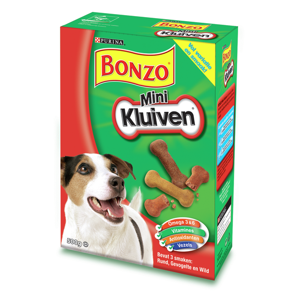 Bonzo Minikluif - Hondensnacks - Gevogelte Vlees 500 g