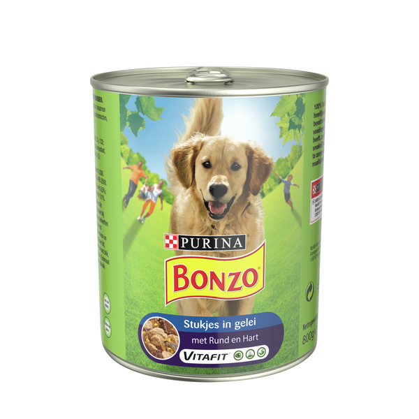 Bonzo Blik Voordeelvriend 800 g - Hondenvoer - Rund&Hart