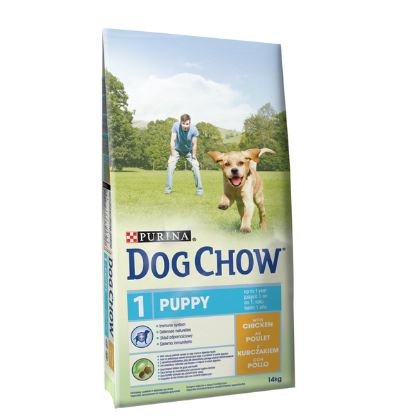 Afbeelding Dog Chow Puppy Kip hondenvoer 14 kg door Petsplace.nl