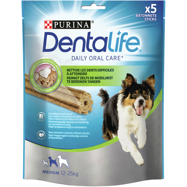 Afbeelding Purina Dentalife Sticks Medium 1 x 5 sticks door Petsplace.nl