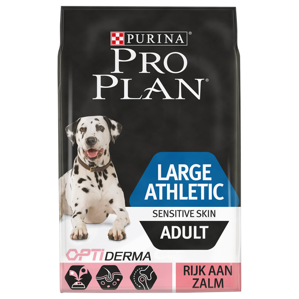 Afbeelding Pro Plan Optiderma Large Athletic Adult Sensitive Skin hond 14 kg door Petsplace.nl