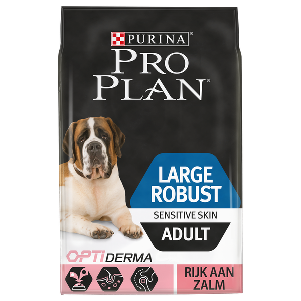 Afbeelding Pro Plan Optiderma Large Robust Adult Sensitive Skin hond 14 kg door Petsplace.nl